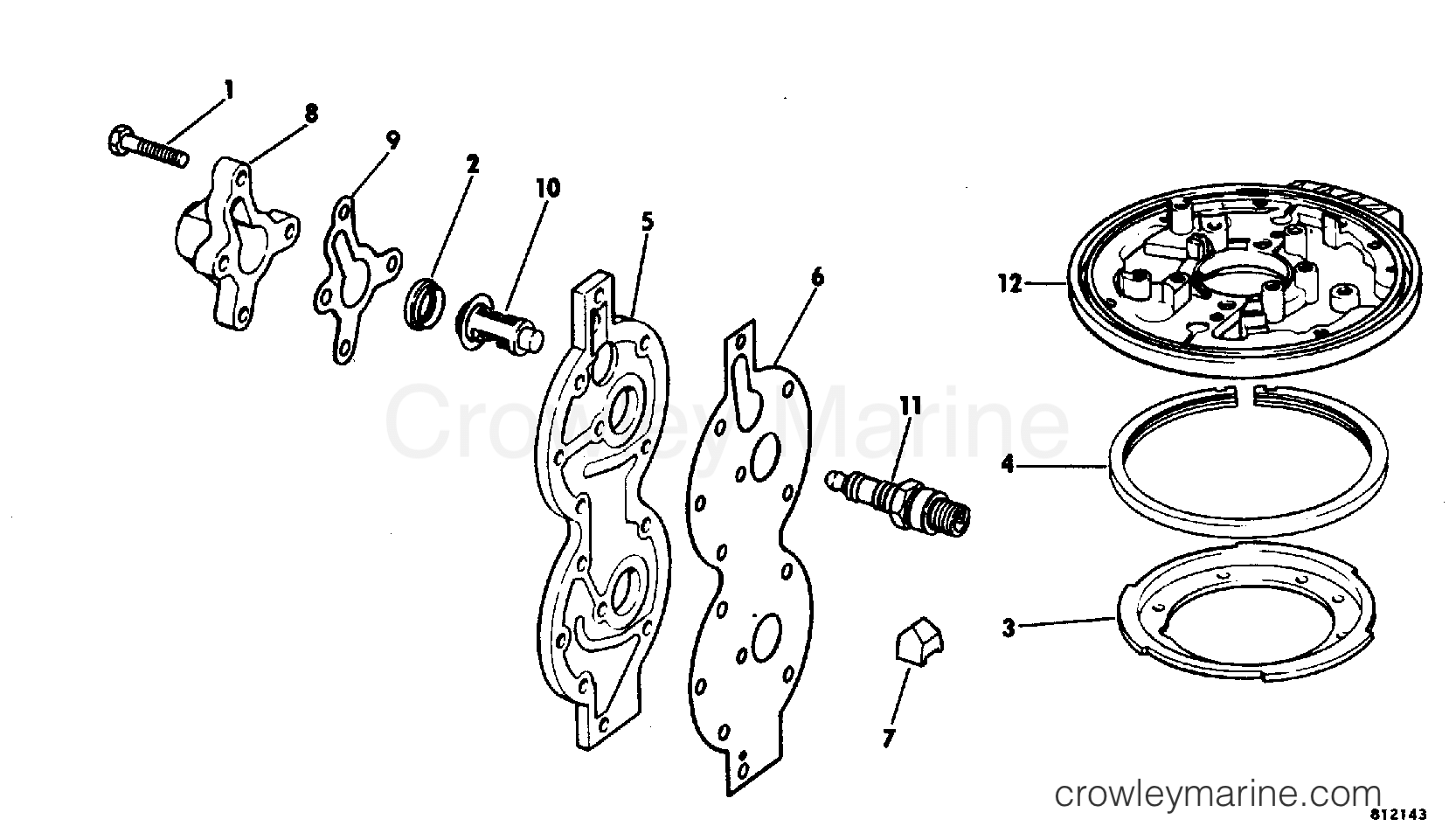 1982 Rigging Accessories - Miscellaneous - THERMOSTAT KIT 40 MODELS