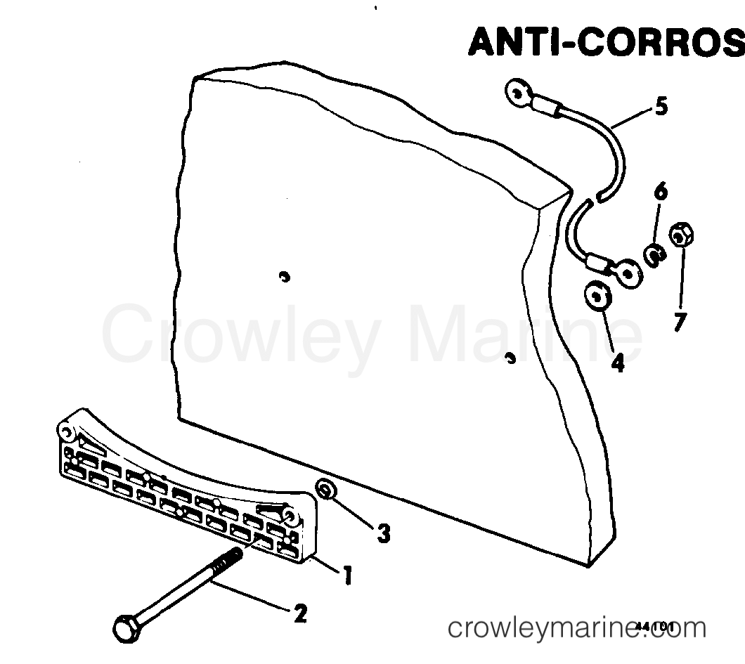 1981 Rigging Accessories - Electrical System - ANTI-CORROSION ANODE KIT