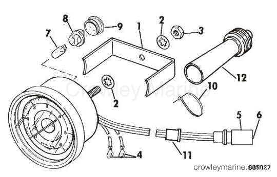 1983 Sea Drive 2.6L - 1AAXCTR - TACHOMETER KIT - PLUG IN