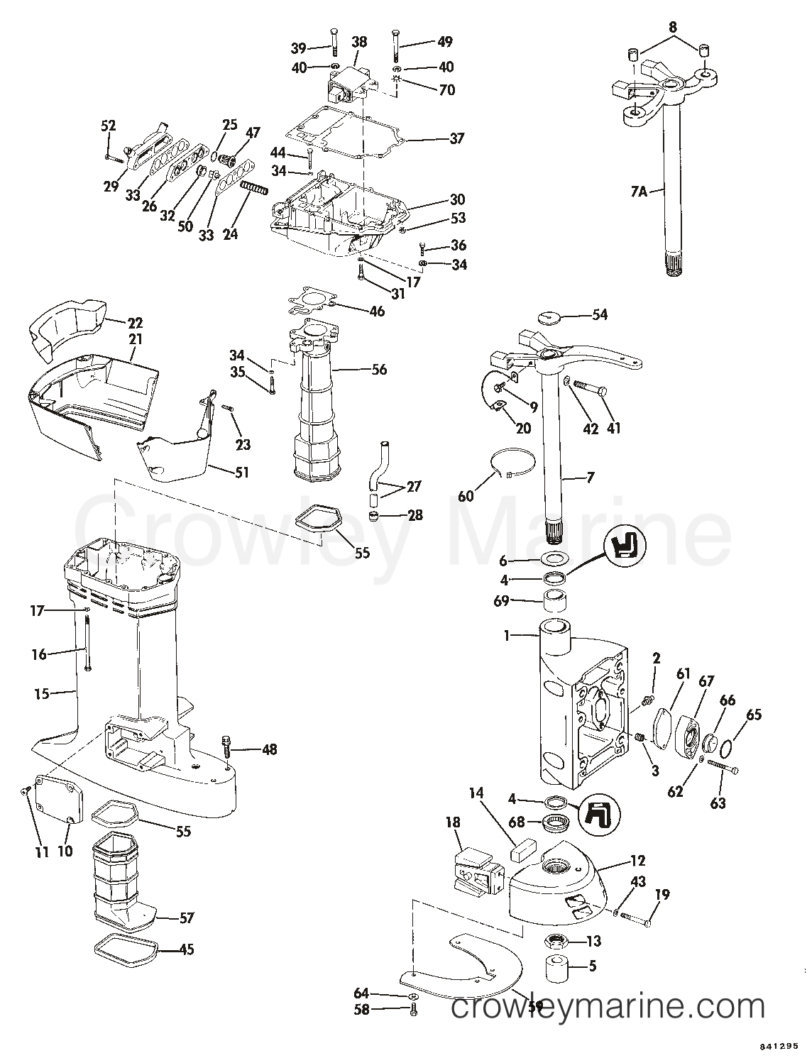 1984 Sea Drive 1.6L - 2BBLCRA - MID-SECTION