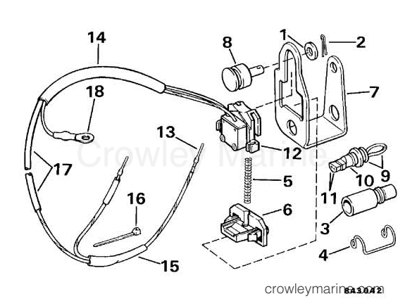 1984 Rigging OMC Sea Drive - All Models - SHIFT ASSIST KIT - 2.5 & 2.6 S-TYPE