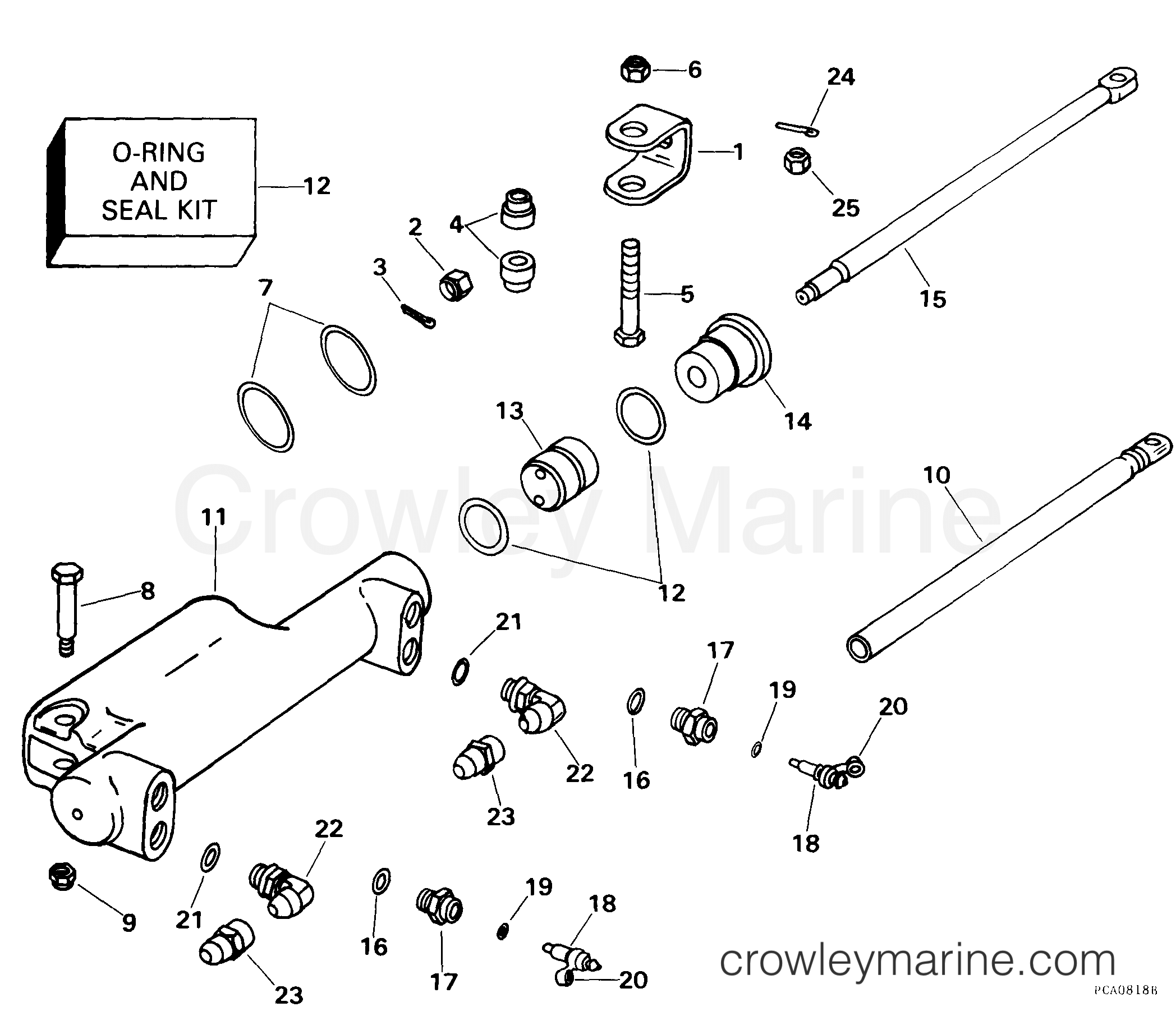 1999 Rigging Accessories - Steering - HYDRAULIC STEERING KIT