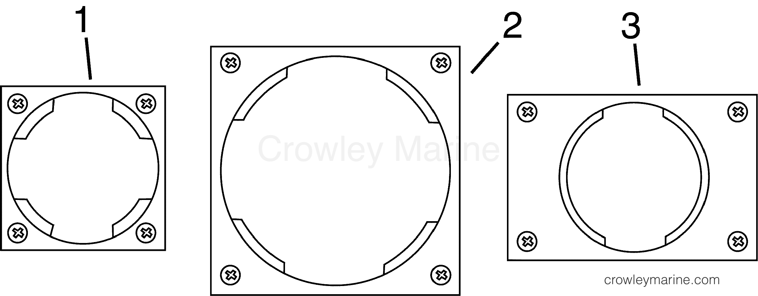 1988 Rigging Accessories - Instruments - BEZEL KITS - TRIM