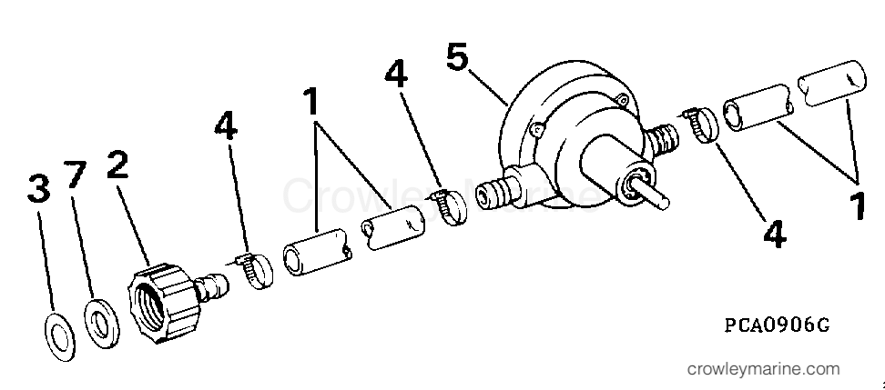 1998 Rigging OMC Stern Drive - All Models - OIL DRAIN PUMP KIT