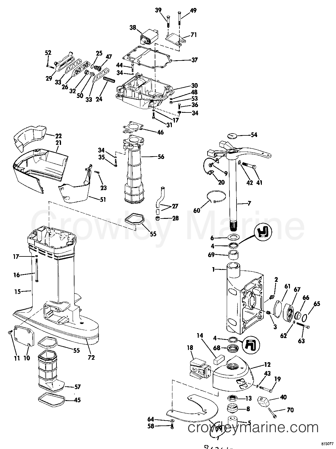 1987 Sea Drive 1.6 - Mechanical - 16AMPHD - MID-SECTION