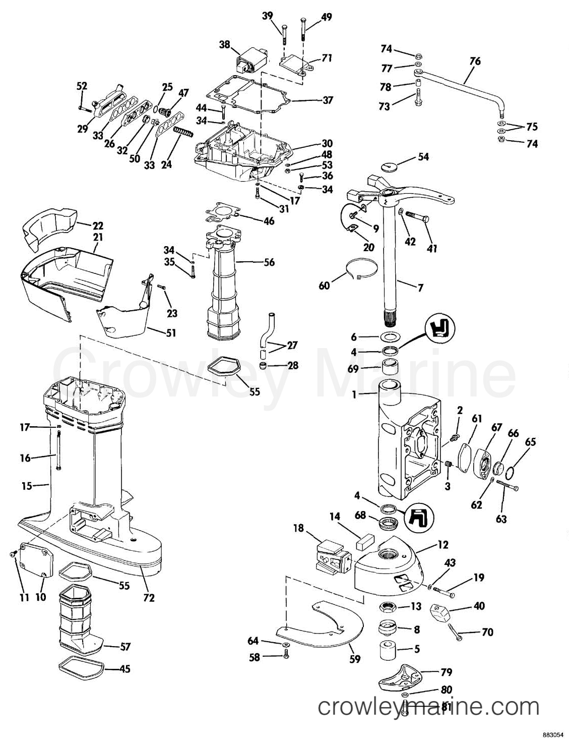1990 Sea Drive 1.6L - Mechanical - 16AMRDGH - MIDSECTION