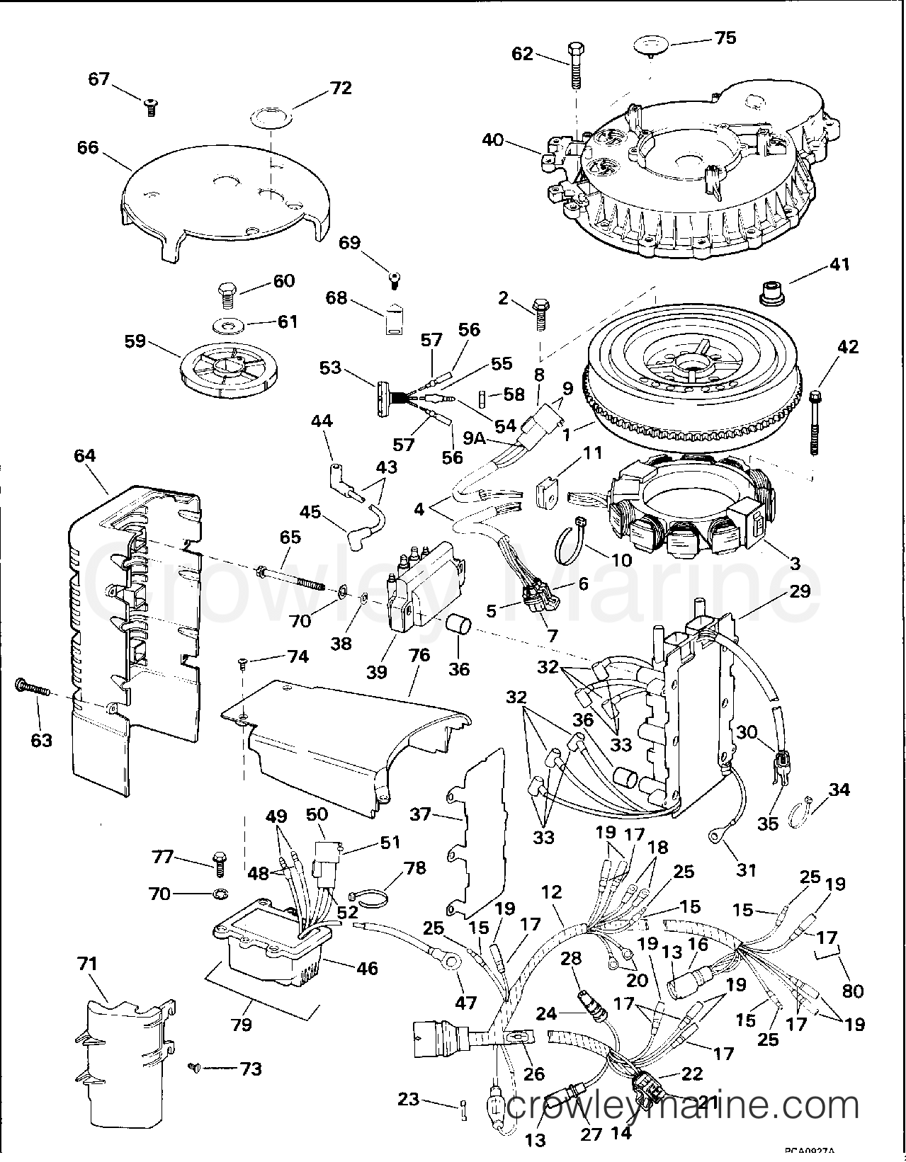 1994 Evinrude Outboards 150 - E150WTLERC IGNITION SYSTEM section