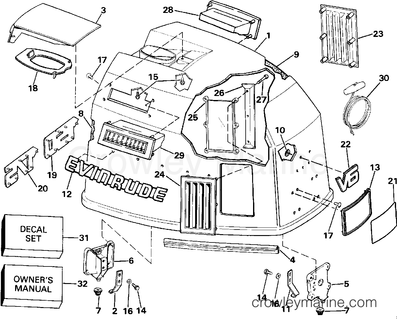 1991 EVINRUDE 150 XP MANUAL visual data 8