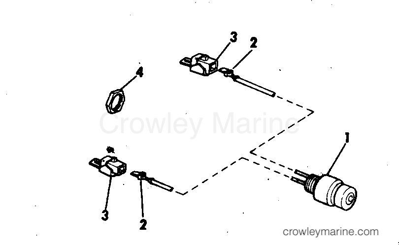 1973 Outboard 40 - 40RL73D - SHORTING SWITCH