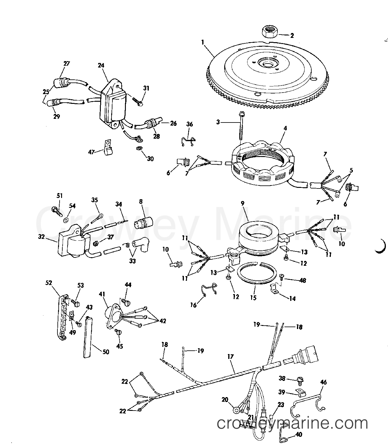 1979 Outboard 200 - 200TL79A - IGNITION SYSTEM