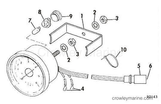 1982 Sea Drive 2.5L - 1ABLCN - TACHOMETER KIT - PLUG IN
