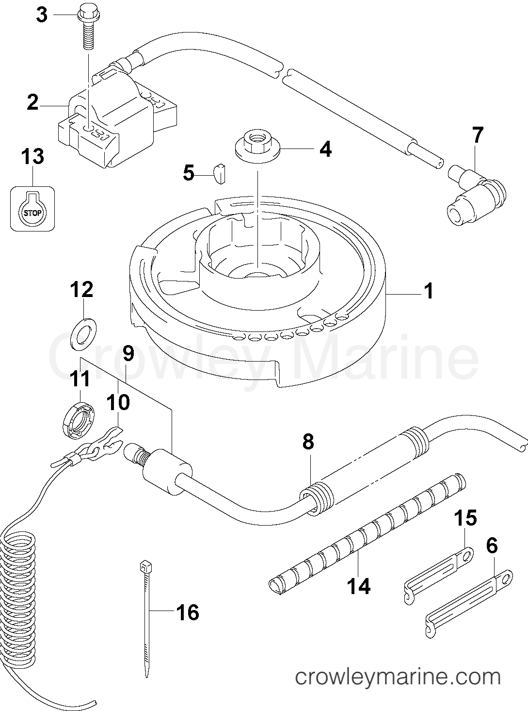 2003 Outboard 5 - J5RL4STS - IGNITION