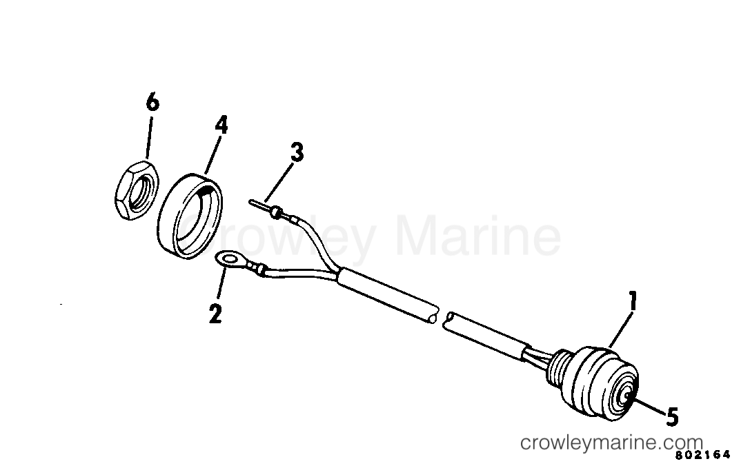 1980 Outboard 15 - E15ECSD - SHORTING SWITCH