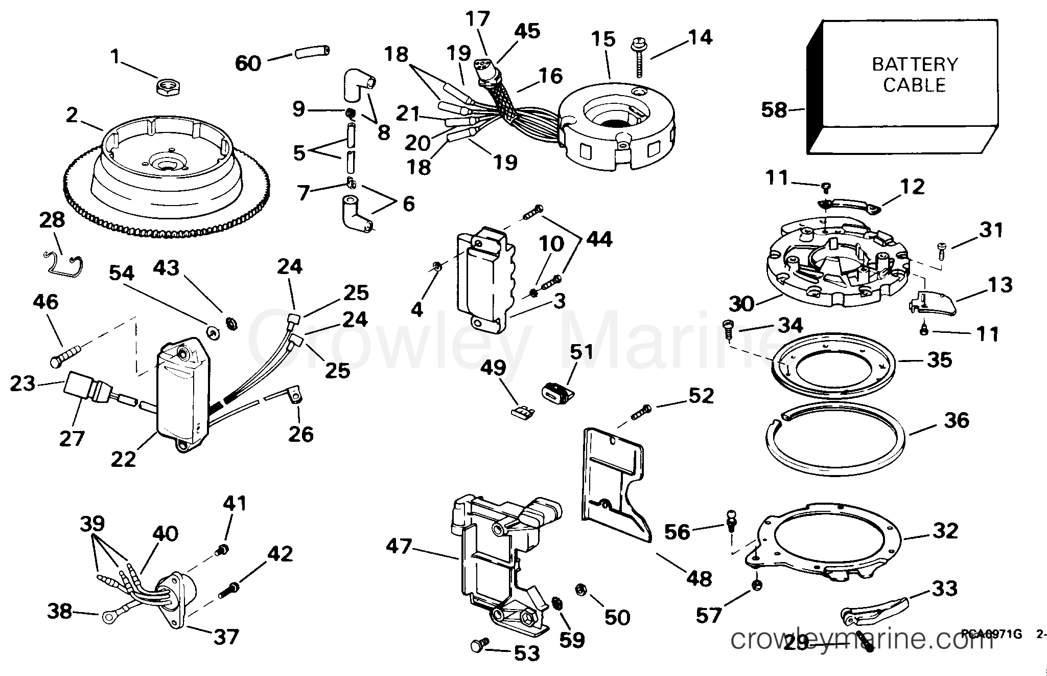 1998 Outboard 9.9 - J10EECC - IGNITION -- ELECTRIC
