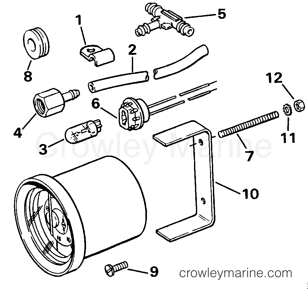 1988 Rigging Accessories - Instruments - WATER PRESSURE GAUGE KIT -TRADITIONAL SERIES