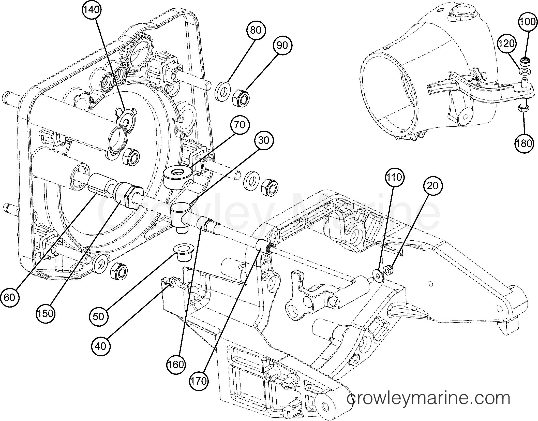 AF Powertrain 150 - 440023AFA - REVERSE CABLE AND HARDWARE