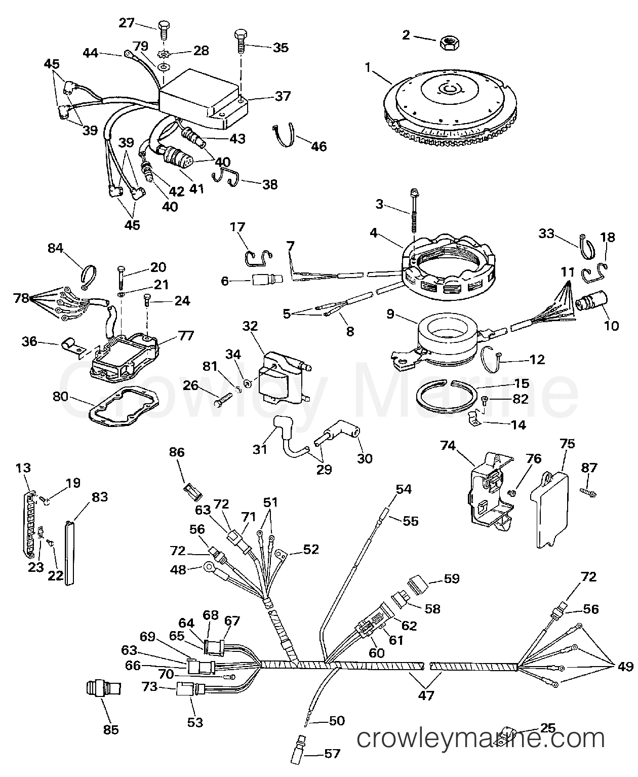 1997 Outboard 100 - SJ100WTPLZ - IGNITION SYSTEM