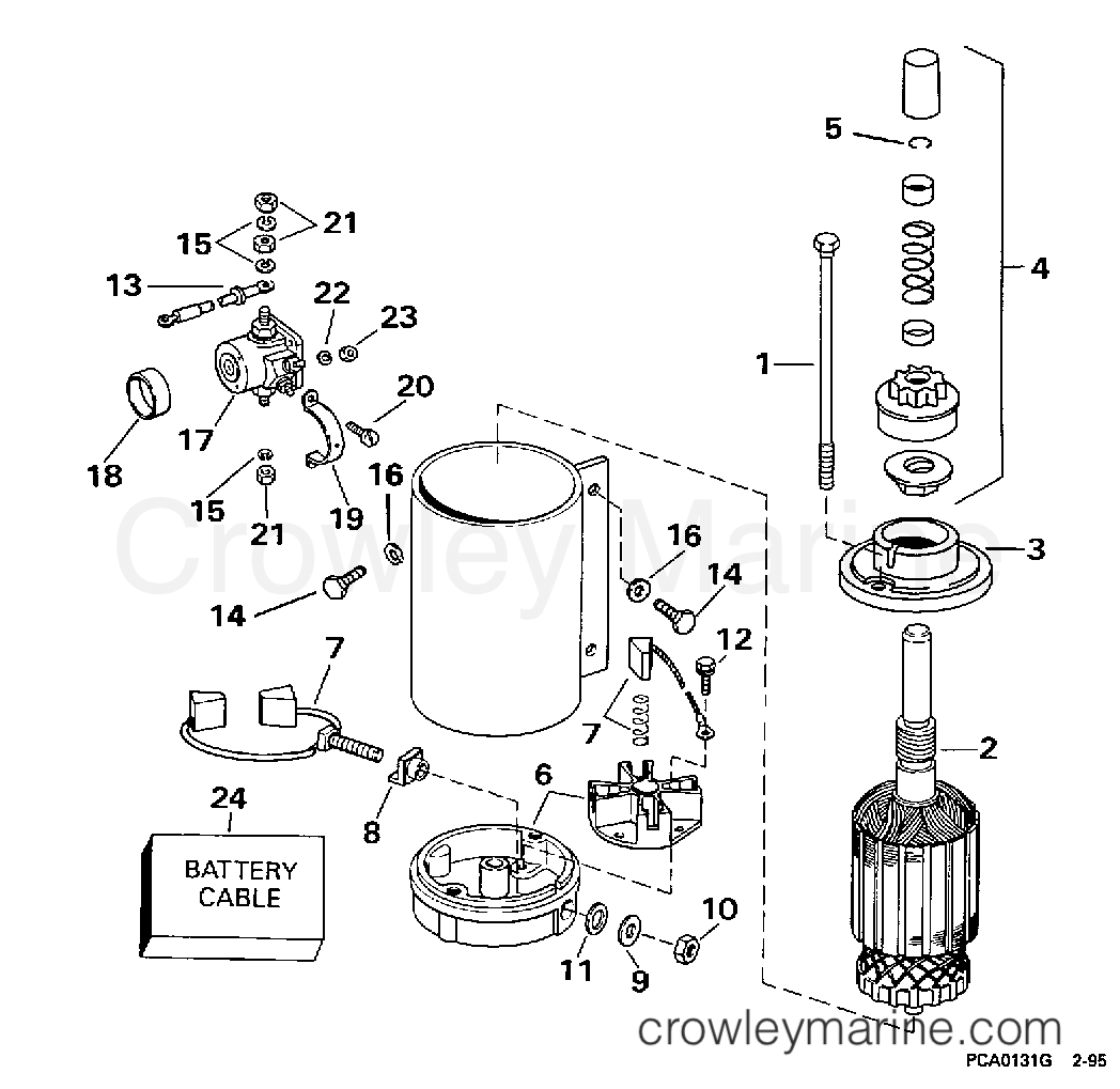 1998 Outboard 50 - J50TTLECA - ELECTRIC STARTER