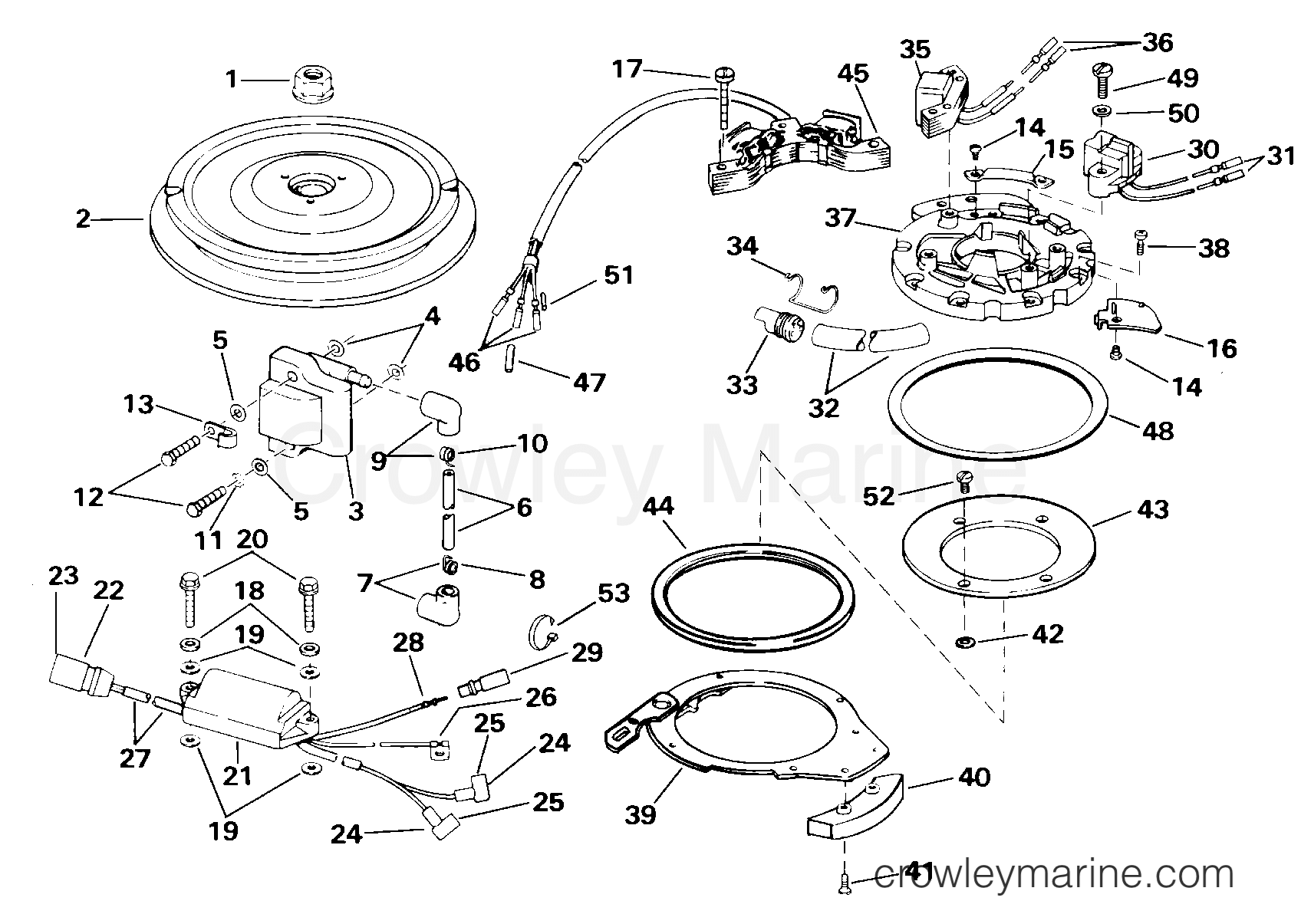 2000 Outboard 25 - J25JRSSB - IGNITION