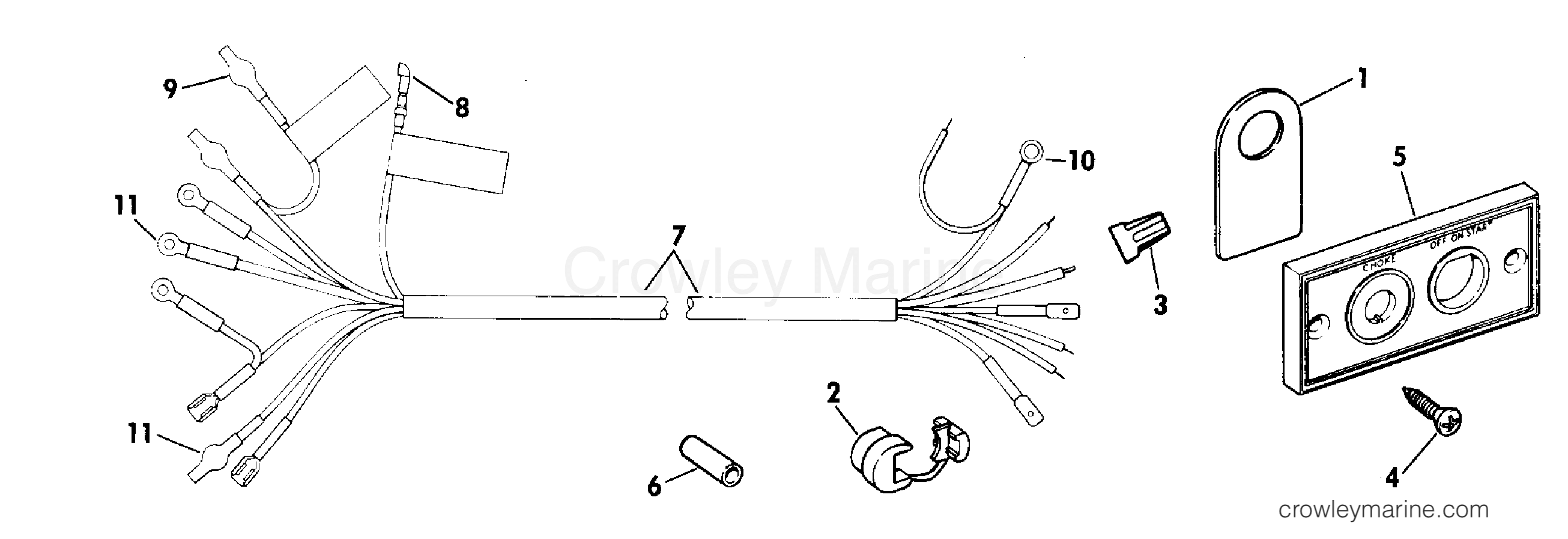1975 Rigging Accessories - Electrical System - DASH PANEL KIT