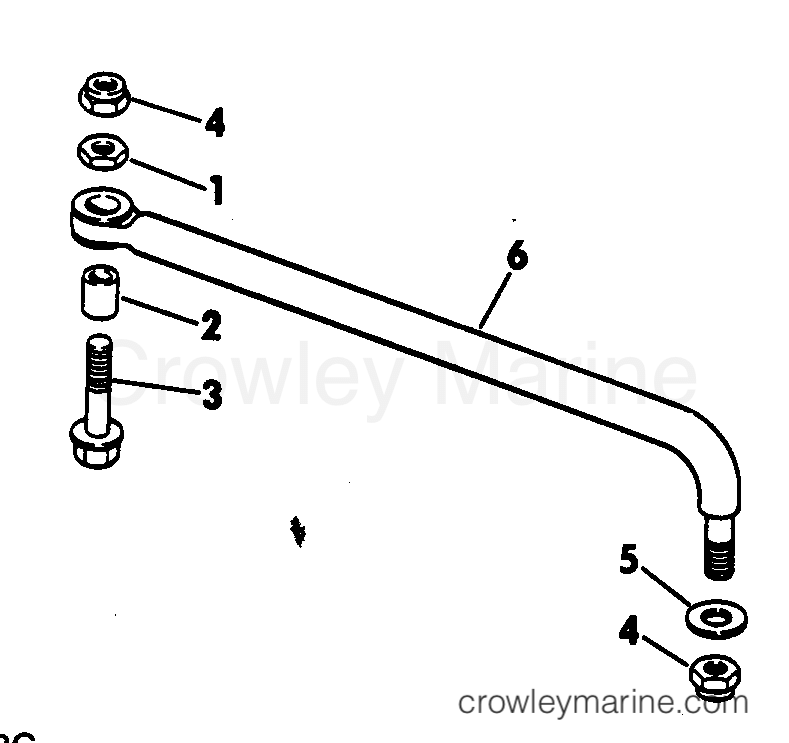 1983 Outboard 50 - J50BECTA - STEERING CONECTOR KIT