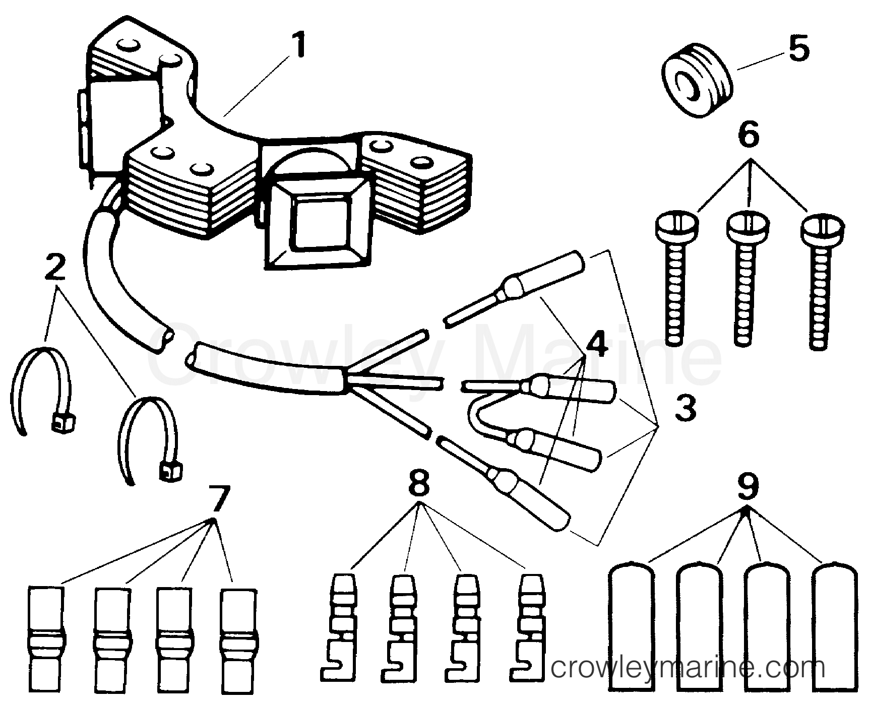 2000 Rigging Accessories - Electrical System - AC LIGHTING KIT - 8 (211CC 4-STROKE)