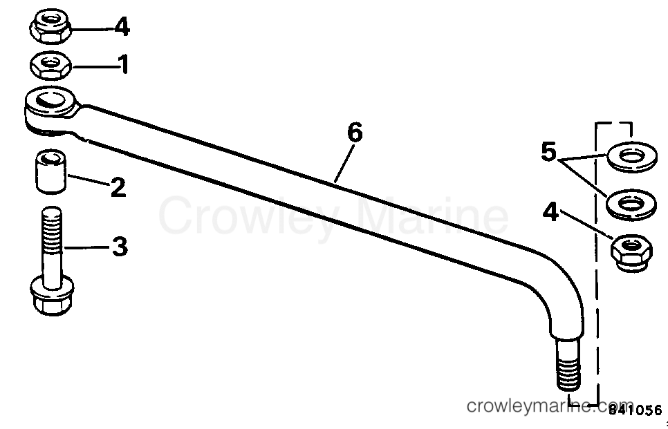 1984 Outboard 115 - E115MLCRD - STEERING CONNECTOR KIT