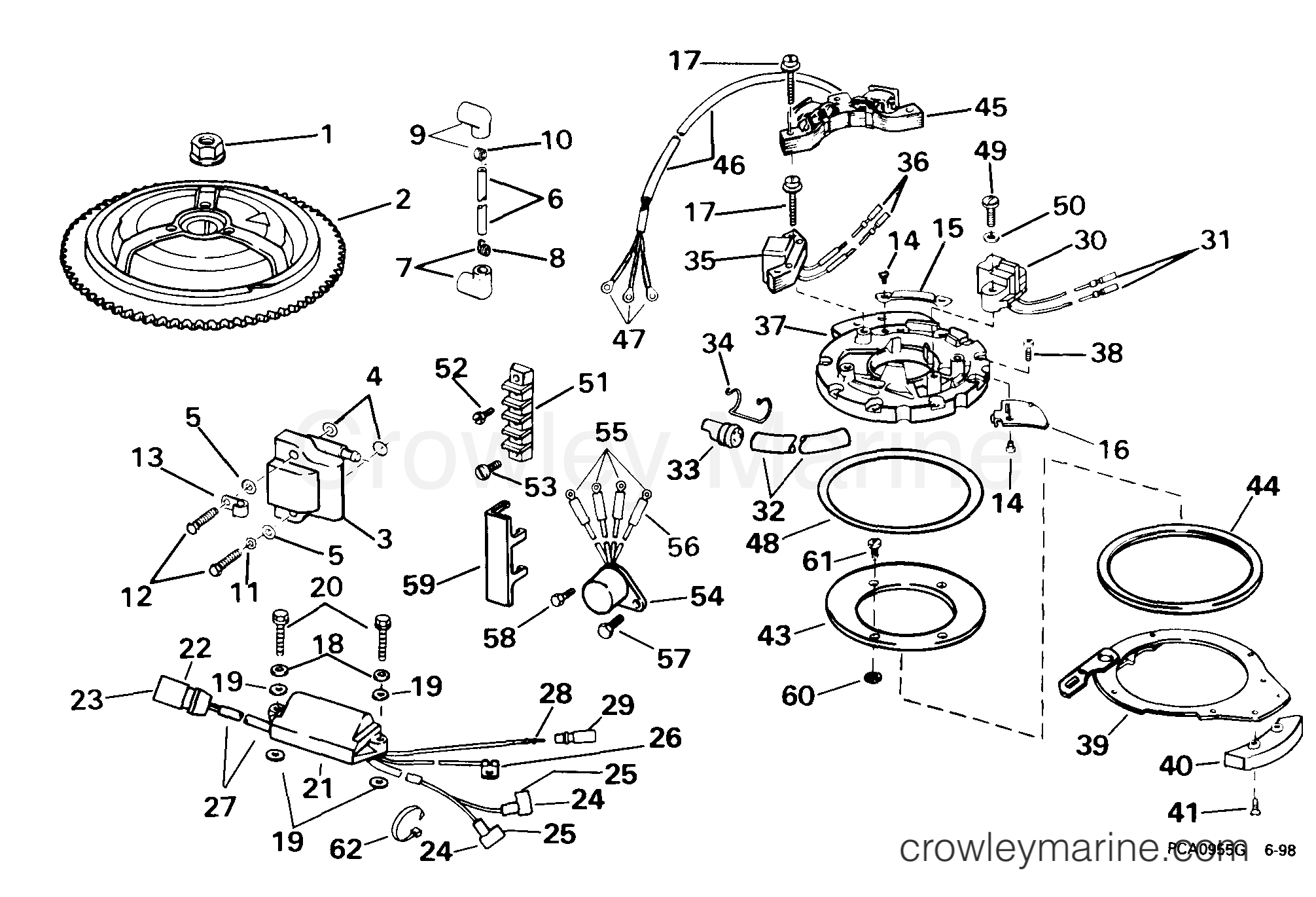 1999 Outboard 25 - J25TEEEE - IGNITION