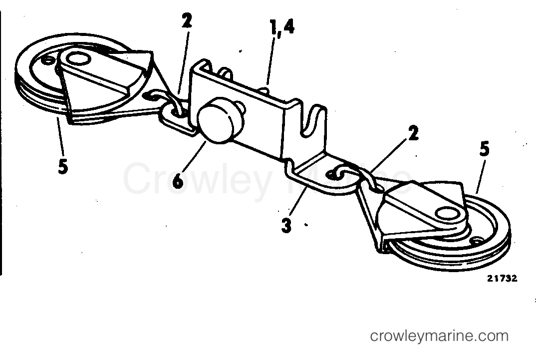 1973 Rigging Parts Accessories - Steering REMOTE CTRL. & STEERING CONN.6 THRU 25 HP SINGLE MOTOR section