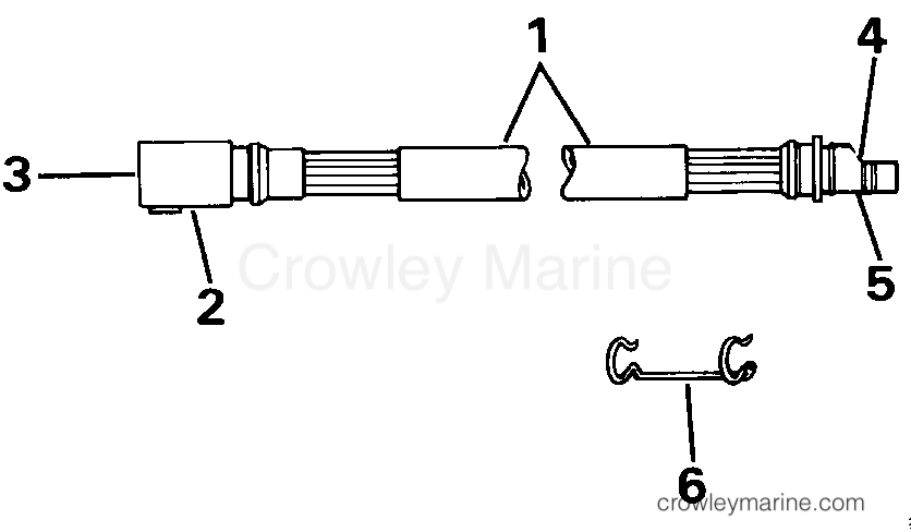 1987 Rigging Accessories - Electrical System - EXTENSION CABLE - TRIM/TILT