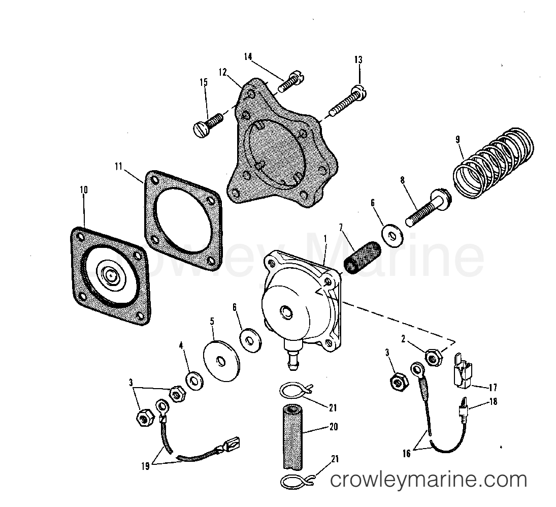 1969 Outboard 33 - 33E69A - CUT-OUT SWITCH GROUP