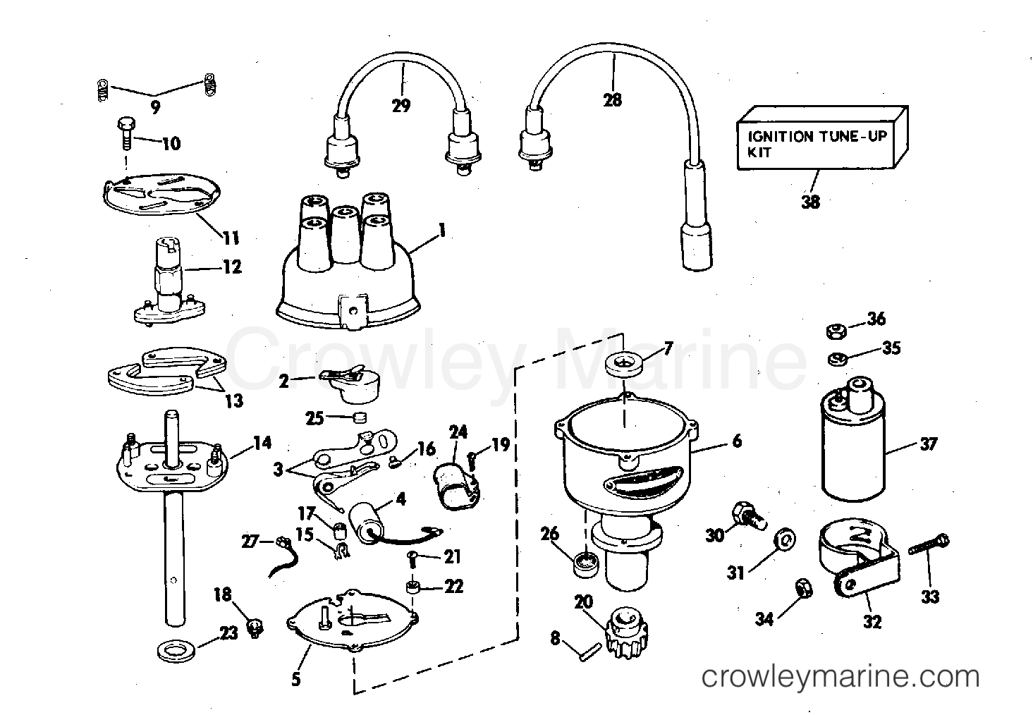 1982 Stern Drive 2.5 - 252FTHRCNC - IGNITION GROUP