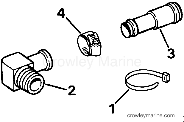 1989 Rigging OMC Stern Drive - All Models - HEATER KIT - 2.3 MODELS