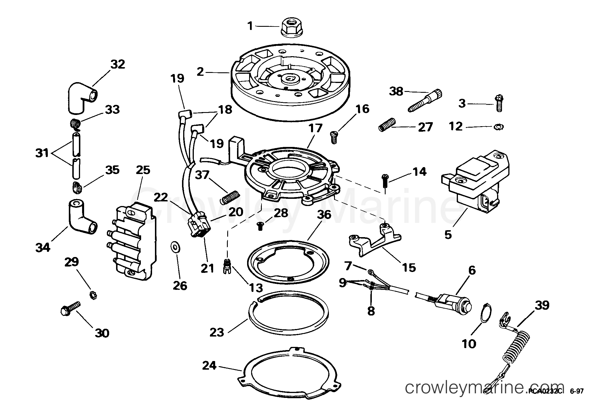 1999 Outboard 4 - J4REEA - IGNITION