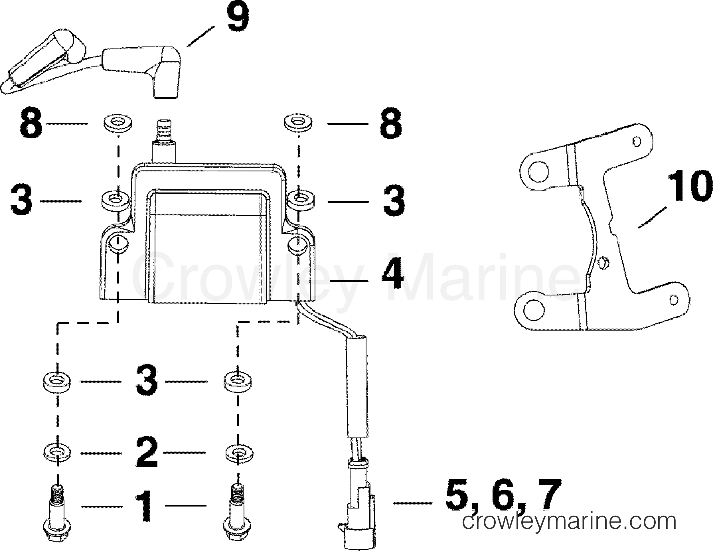 2010 Outboard 30 - E30DPLISC - IGNITION COIL