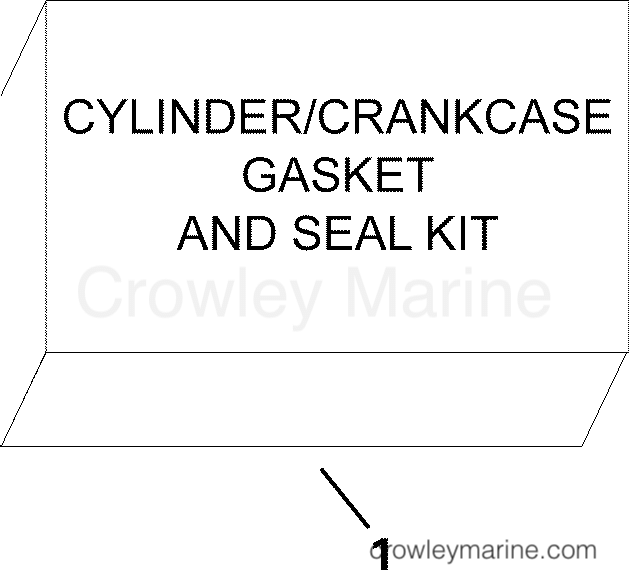 2010 Evinrude Outboards 40 - E40DPLISF GASKET KIT section