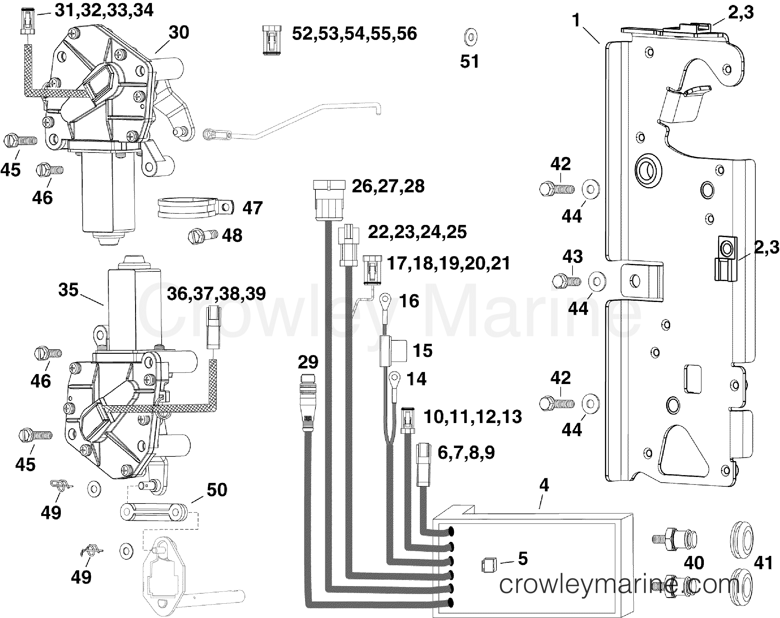 2005-2010 Rigging Accessories - Electrical System - ELECTRONIC SHIFT AND THROTTLE CONVERSION KIT - 90° V6