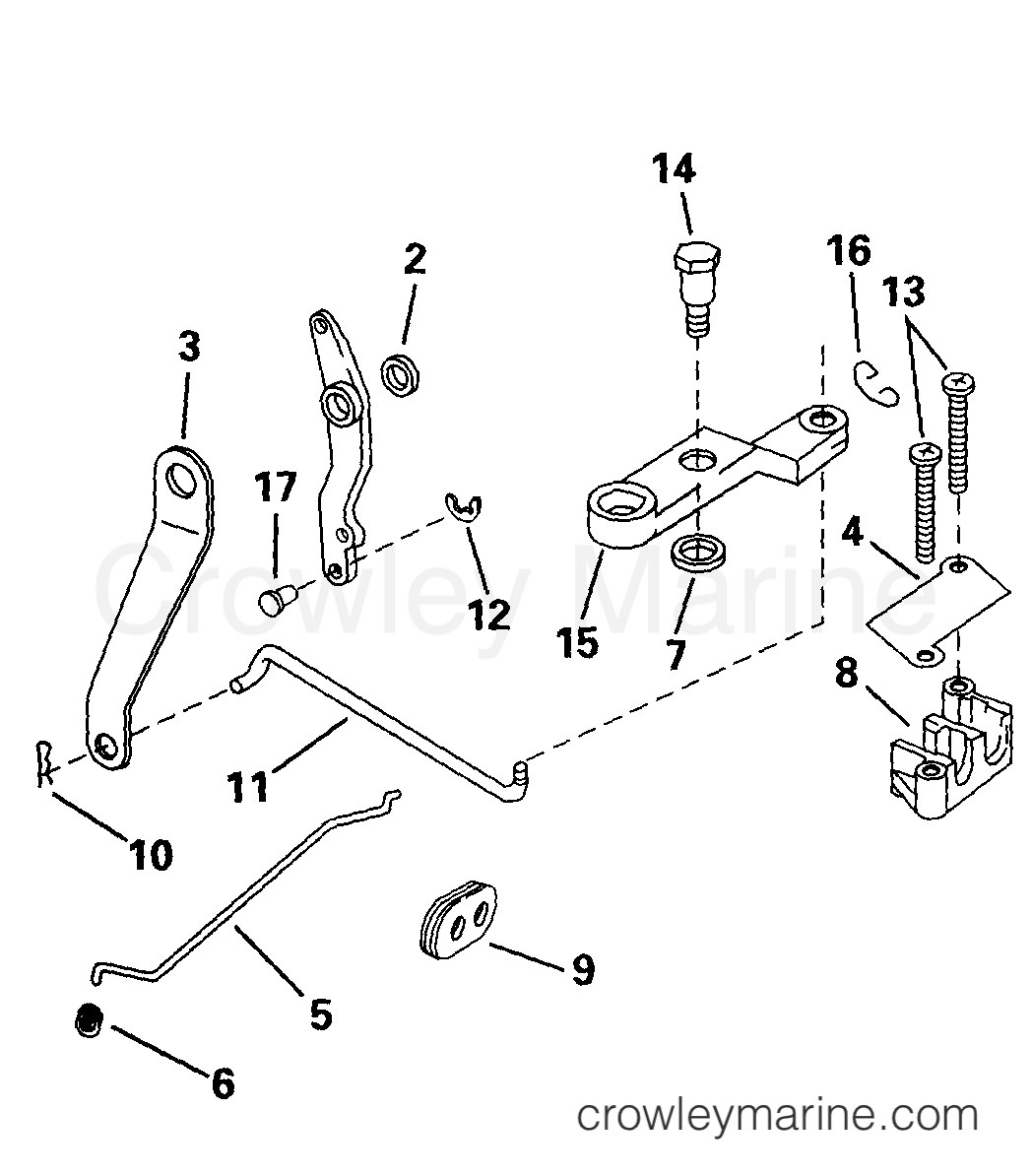 1999 Rigging Accessories - Remote Controls - REMOTE CONTROL ADAPTER KIT -- 8, 9.9 (211CC 4-STROKE)
