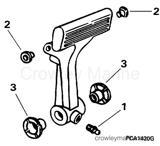 1997 Rigging Accessories - Miscellaneous - SHIFT HANDLE KIT - 20, 25, 30