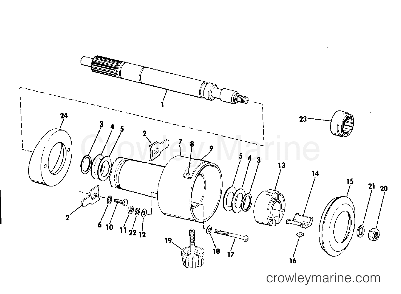 1975 Rigging Accessories - Steering - ROTARY HELM