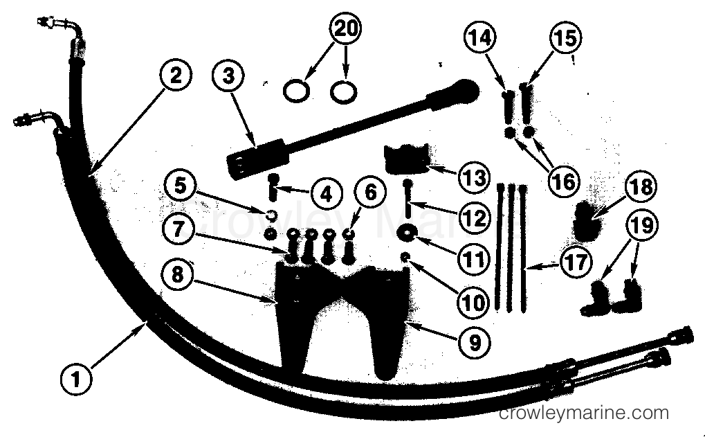 1987 Rigging Accessories - Steering - STEERING CONVERSION KIT - DUAL ENGINE