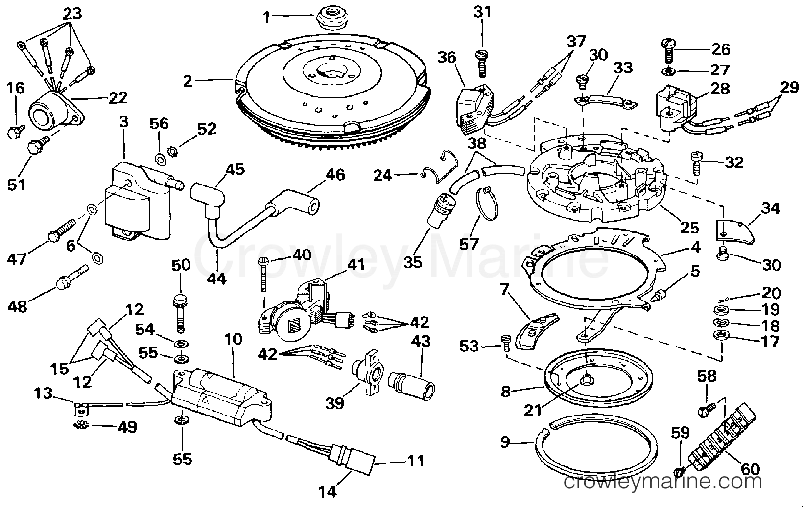 1987 Outboard 15 - J15ECUD - IGNITION