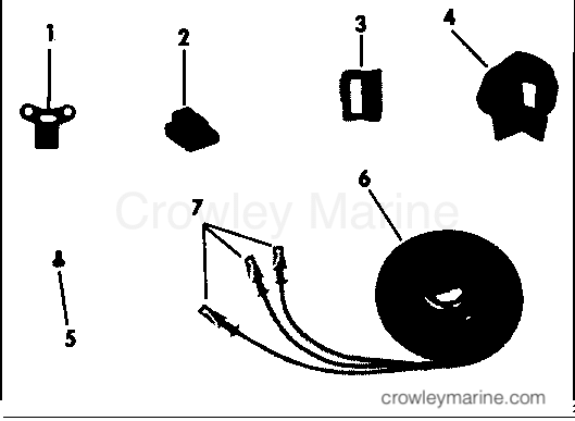 1991 Rigging Accessories - Remote Controls - TRIM/TILT KIT