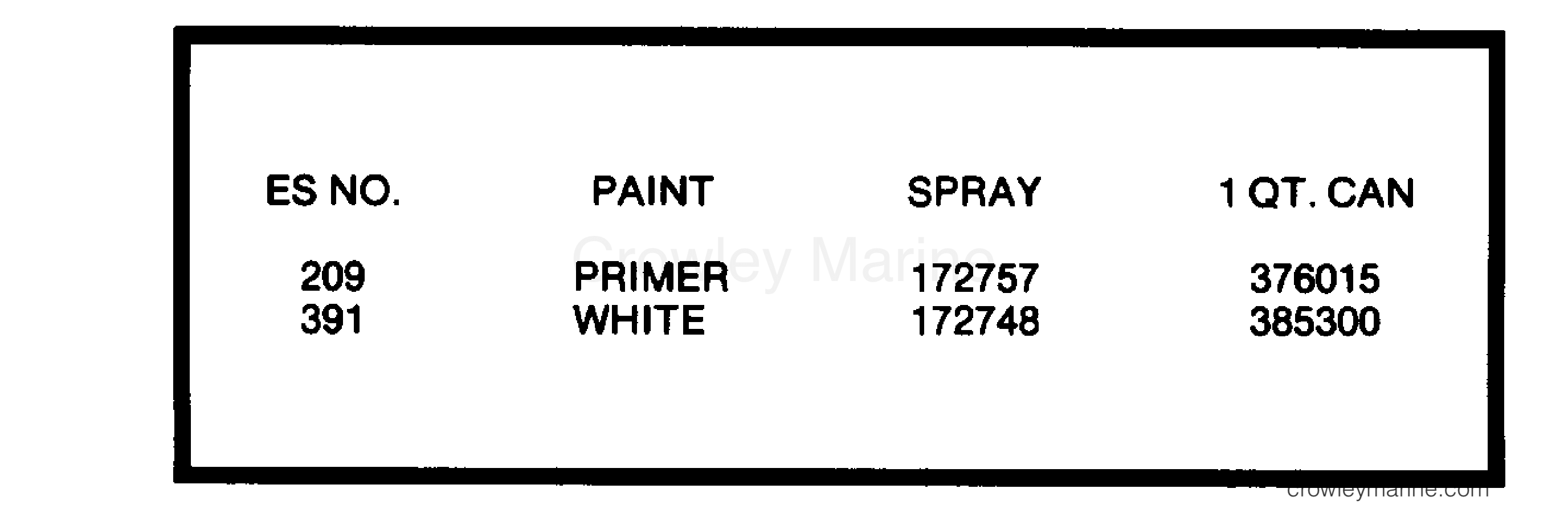 1980 Outboard 60 - J60ECSR - PAINT