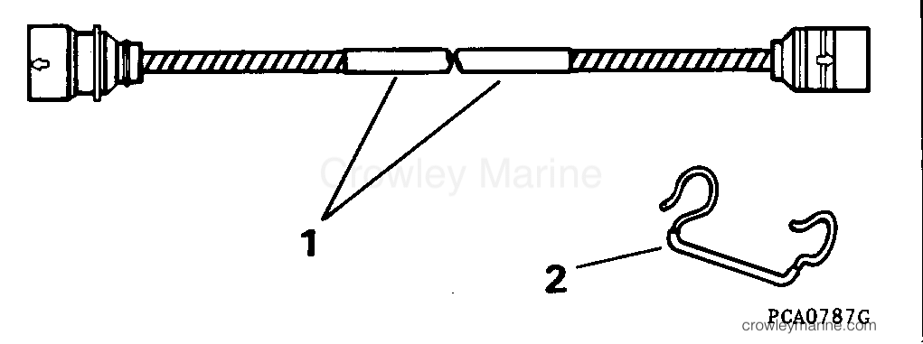 1995 Rigging Accessories - Electrical System - EXTENSION CABLE KIT - 10 THRU V8