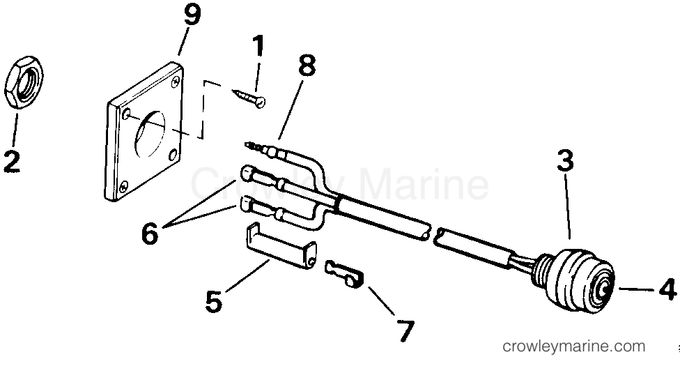 1993 Stern Drive 3.2 - 32DAPEJVB - IGNITION SWITCH