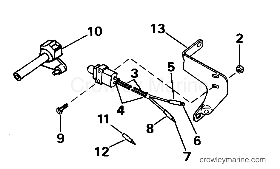 1995 Rigging Accessories - Electrical System - NEUTRAL START KIT - 4-STROKE 9.9/15