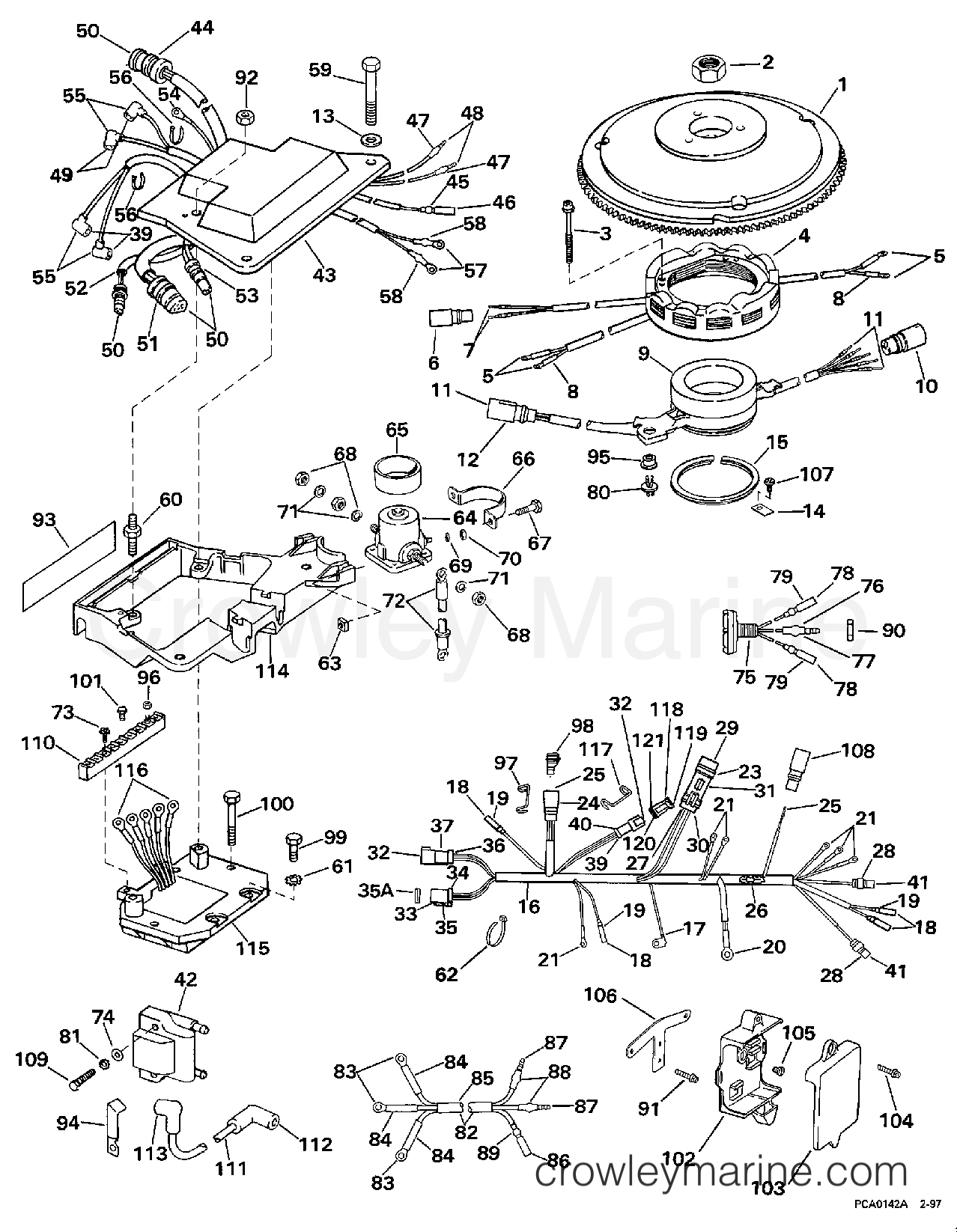 1997 Outboard 125 - SJ125WTPLJ - IGNITION SYSTEM