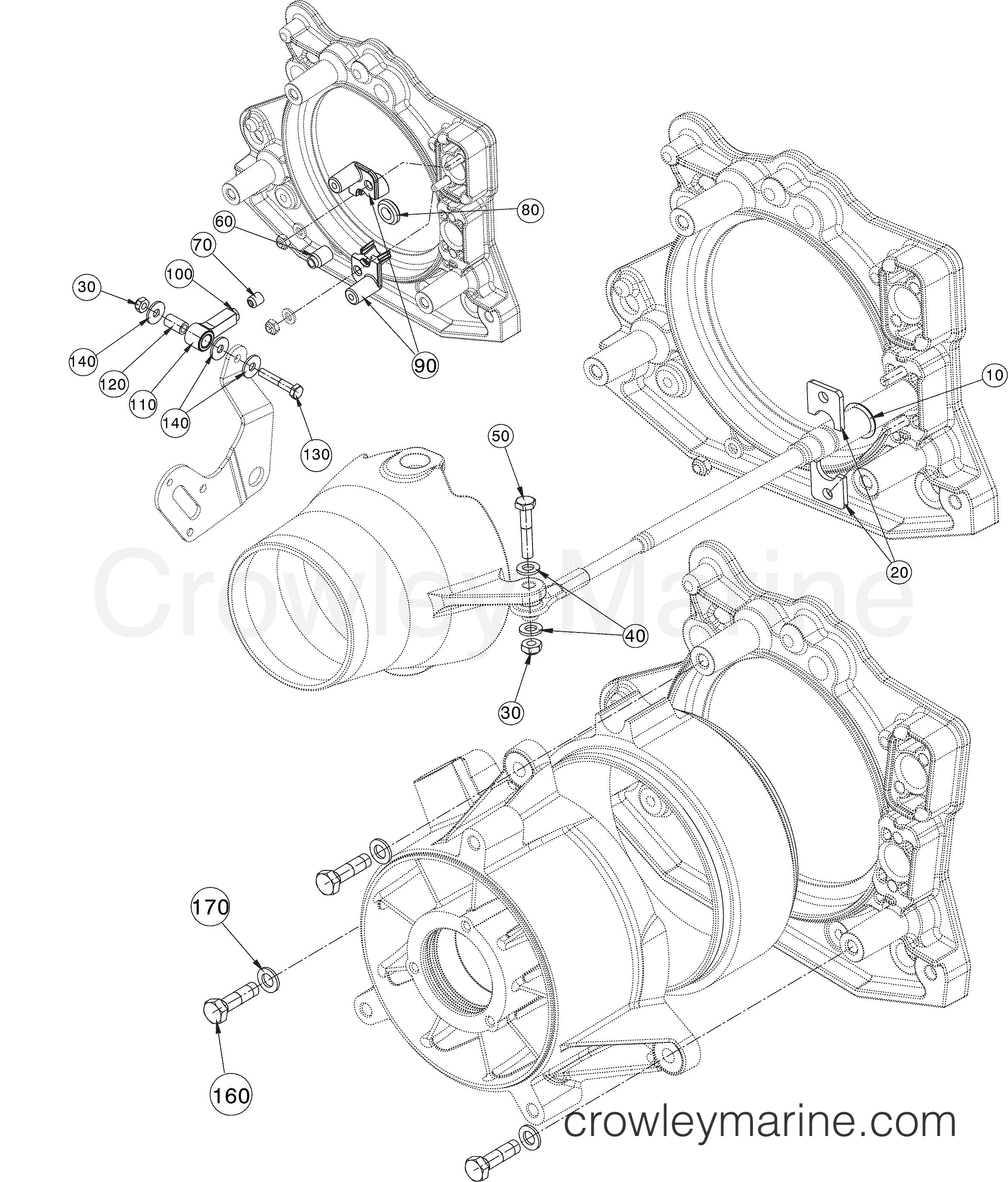 AB Powertrain 90 - 440029ABA - STEERING/REVERSE KIT