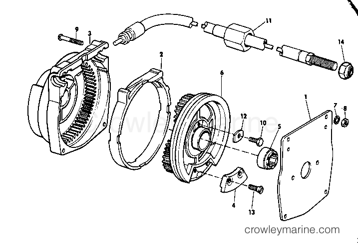 1976 Rigging Accessories - Steering - ROTAMATIC I DRIVE & CABLE